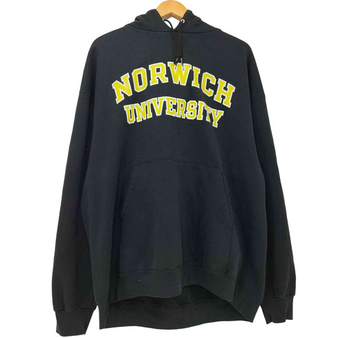 チャンピオン Champion 00s NORWICH UNIVERSITY カレッジロゴ プルオーバー パーカー メンズ import:XXL