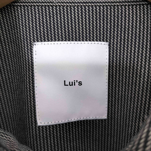 ルイス Luis ストライプ レギュラーカラー S/S シャツ メンズ FREE