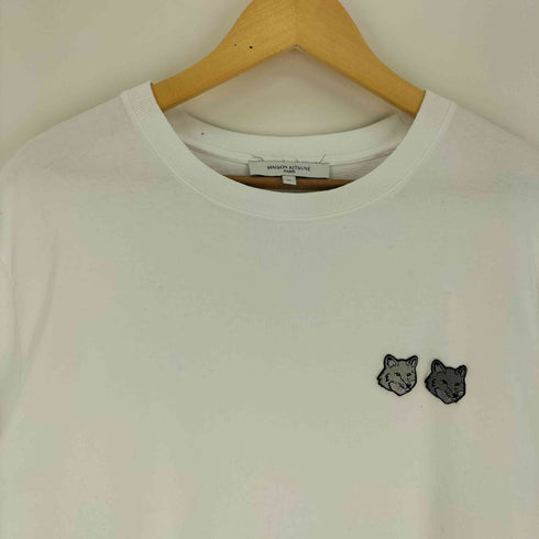メゾンキツネ MAISON KITSUNE 24SS Double Bold Fox Head Patch Comfort T-Shirt ダブルボールド フォックスヘッド パッチ コンフォート シャツ メンズ import:XL