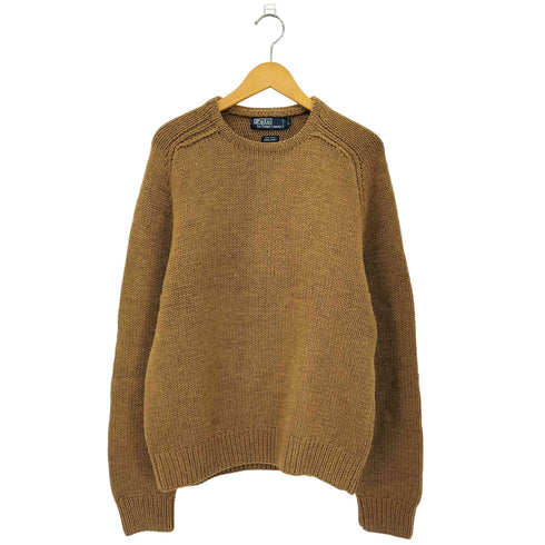ポロバイラルフローレン Polo by RALPH LAUREN HAND KNIT フリーダムスリーブ ウールクルーネックニット メンズ JPN:L