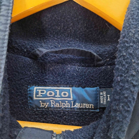 ポロバイラルフローレン Polo by RALPH LAUREN ポニー刺繍 シェルドフリースジャケット メンズ import:L