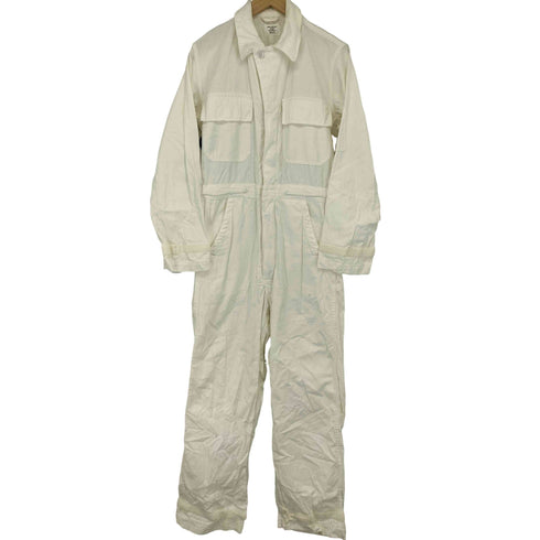 ユーエスエアーフォース U.S. AIR FORCE 87年会計 TENNIER INDUSTRIES社製 ホワイトコットン カバーオール メンズ SMALL-LONG