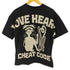 LOVE HEART CHEAT CODE グラフィックプリントTシャツ メンズ import:S