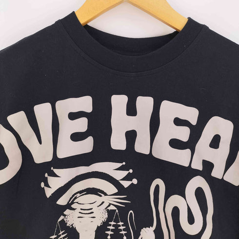 LOVE HEART CHEAT CODE グラフィックプリントTシャツ メンズ import:S