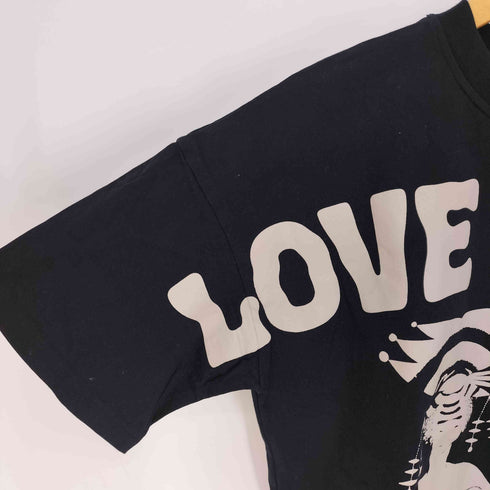LOVE HEART CHEAT CODE グラフィックプリントTシャツ メンズ import:S