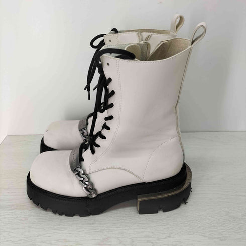 チャールズアンドキース CHARLES&KEITH Selma セルマー チャンキーチェーンカーフブーツ レディース JPN:37