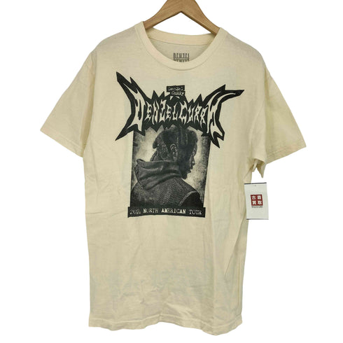 フロントプリントクルーネック案袖Tシャツ メンズ import:M