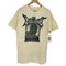 フロントプリントクルーネック案袖Tシャツ メンズ import:M