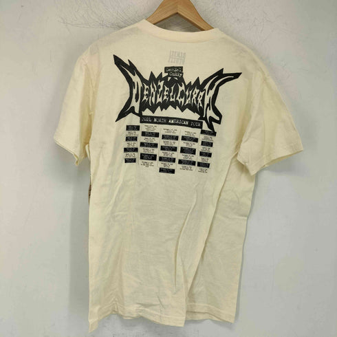 フロントプリントクルーネック案袖Tシャツ メンズ import:M