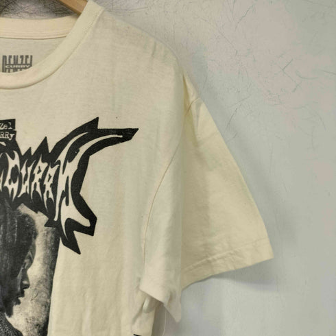 フロントプリントクルーネック案袖Tシャツ メンズ import:M