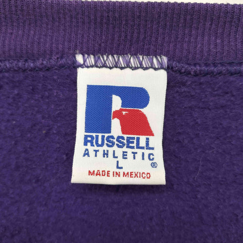 ラッセルアスレチック RUSSELL ATHLETIC 90s メキシコ製 クルーネック 無地スウェット メンズ import:L