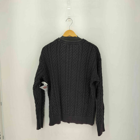 ザラ ZARA ウォッシュド ケーブル ニットセーター メンズ import:L