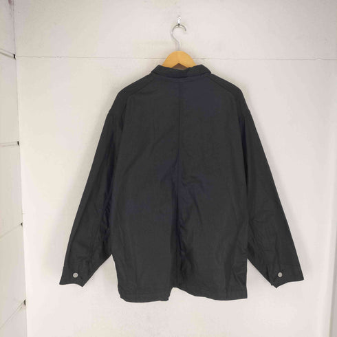 エドウィン EDWIN MADE IN JAPAN COVERALL ブラックデニムカバーオールジャケット メンズ XL