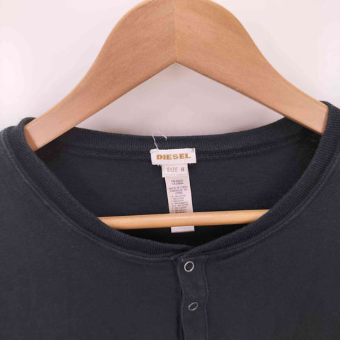 ディーゼル DIESEL Y2K ヘンリーネック ロンT メンズ import:M