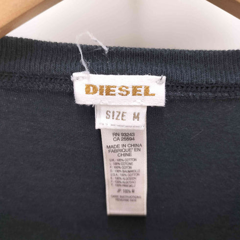 ディーゼル DIESEL Y2K ヘンリーネック ロンT メンズ import:M