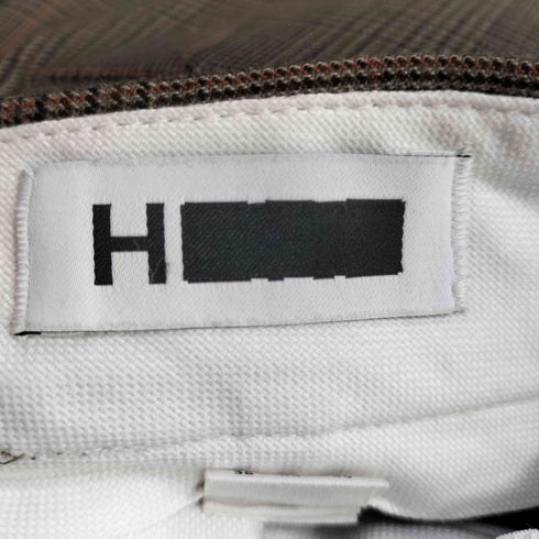 エイチビューティーアンドユースユナイテッドアローズ H BEAUTY & YOUTH UNITED ARROWS REVER CHECK WIDE PANTS パンツ メンズ JPN:L