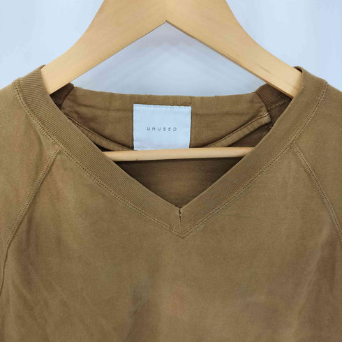 アンユーズド UNUSED Vネックラグランカットソー メンズ