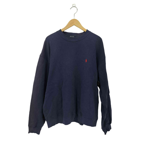 ポロバイラルフローレン Polo by RALPH LAUREN 90s ポニー刺繍クルーネックスウェット メンズ M