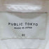 パブリックトウキョウ PUBLIC TOKYO スーピマコットンストレッチブロードレギュラーカラーシャツ メンズ JPN:1