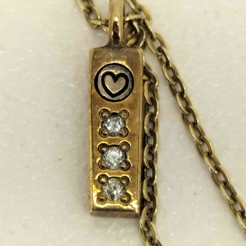 ジャムホームメイド JAM HOME MADE 5K SV刻印 プレートネックレス メンズ