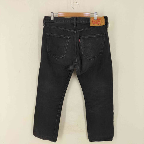 リーバイス Levis エジプト製 501 ブラックデニムストレートパンツ メンズ W36 L30
