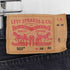 リーバイス Levis エジプト製 501 ブラックデニムストレートパンツ メンズ W36 L30