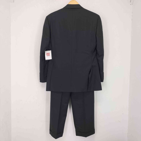 ブルックスブラザーズ BROOKS BROTHERS 3B ウール紺 ストライプ柄 スーツセットアップ メンズ 33/30W