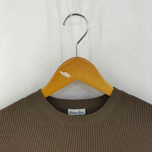 スティーブンアラン Steven Alan GASS COTTON CREW NECK KNIT VEST コットン ニット ベスト メンズ JPN:S