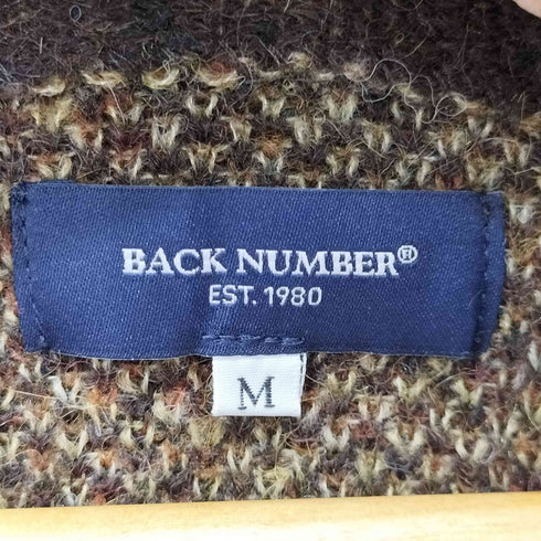 バックナンバー BACK NUMBER シャギーニットカーディガン レディース JPN:M