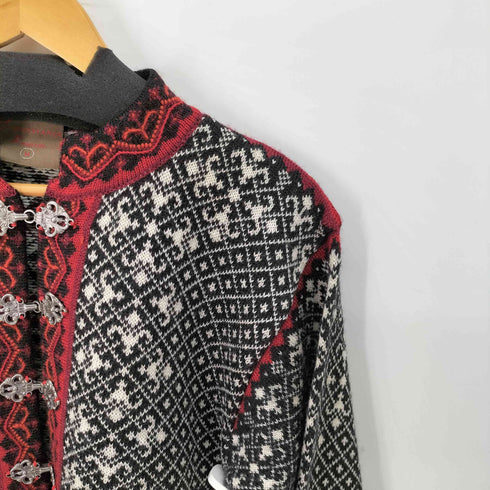CHRISTIANIA SWEATER ウールニット メタルフックカーディガン チロリアンニット レディース import:M