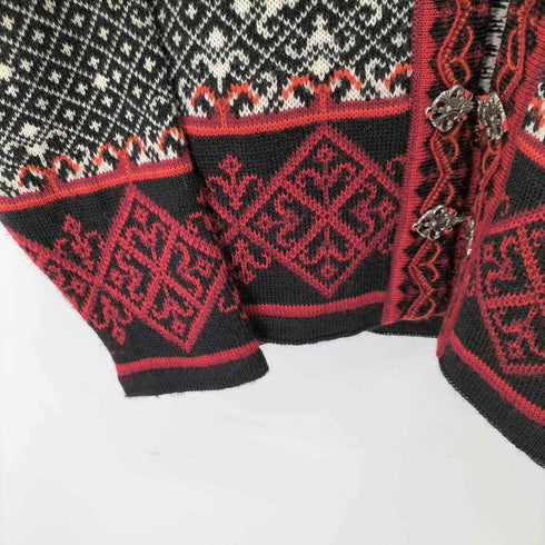 CHRISTIANIA SWEATER ウールニット メタルフックカーディガン チロリアンニット レディース import:M