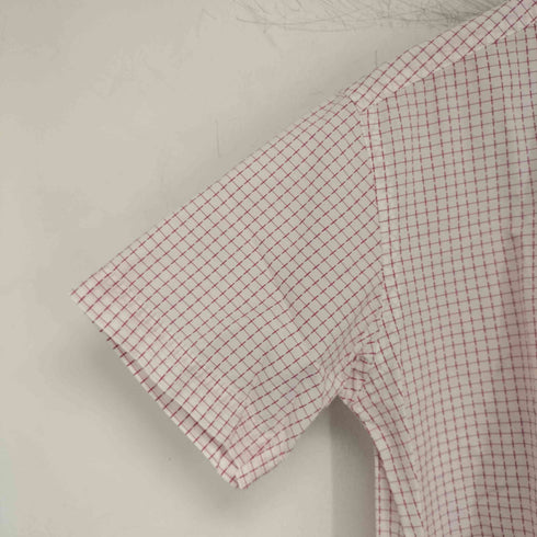 ラコステ LACOSTE チェック柄 半袖 ボタンダウンシャツ メンズ JPN:3