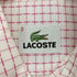ラコステ LACOSTE チェック柄 半袖 ボタンダウンシャツ メンズ JPN:3