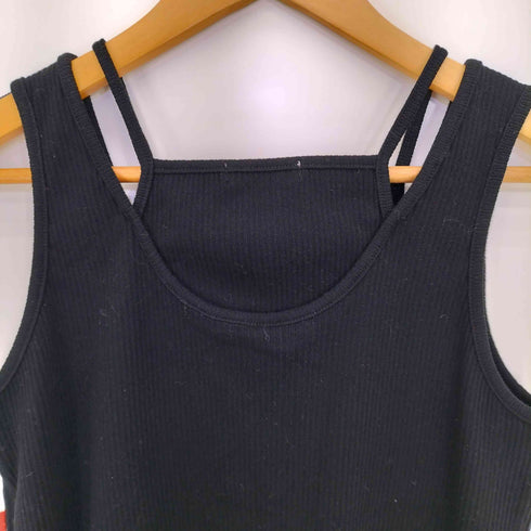 クラネ CLANE LAYERD AMERICAN TANK TOP レイヤードアメリカンタンクトップ レディース JPN:1