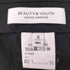 ビューティーアンドユースユナイテッドアローズ BEAUTY & YOUTH UNITED ARROWS トロピカル 1P ワイド テーパード アンクルパンツ メンズ JPN:S