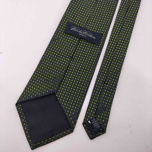 ブルックスブラザーズ BROOKS BROTHERS USA製 総柄 シルク ネクタイ メンズ