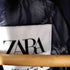 ザラ ZARA 中綿キルティングライナー フーデッド ボア チェック ジャケット レディース import:M