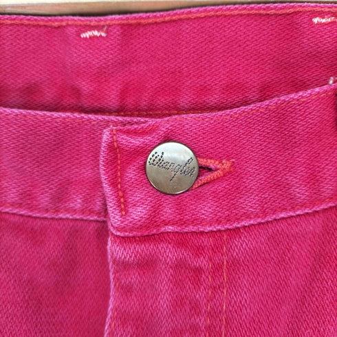 ラングラー Wrangler USA製 カットオフ ストレートカラーデニム レディース