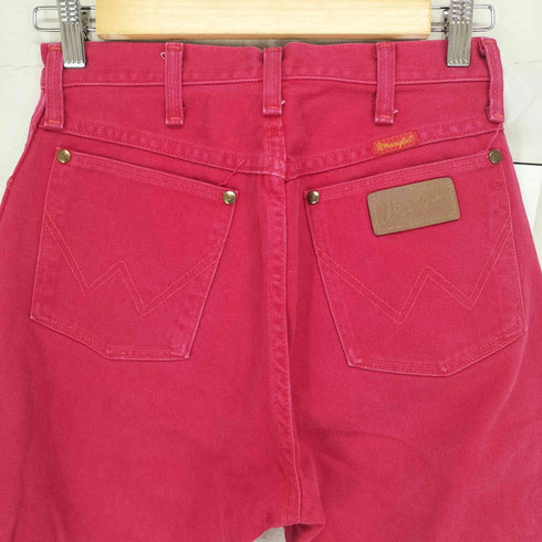 ラングラー Wrangler USA製 カットオフ ストレートカラーデニム レディース