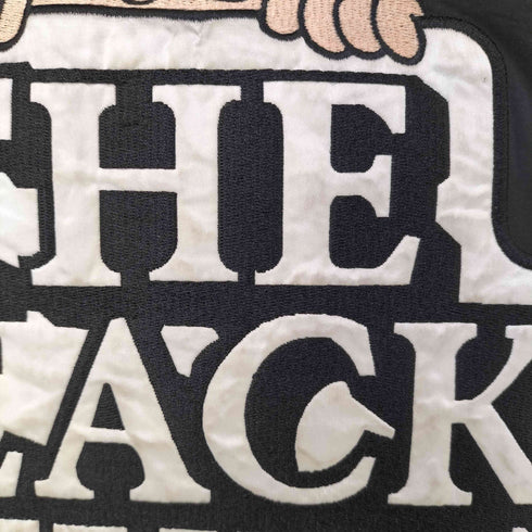 ザブラックアイパッチ THE BLACK EYE PATCH OG LABEL HOODED STADIUM JKT フーデッドスタジアムジャケット メンズ JPN:L