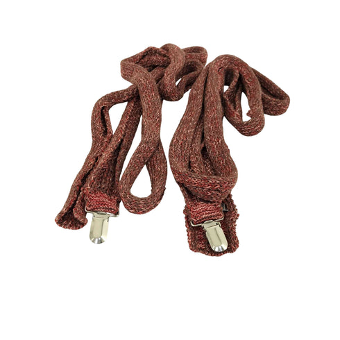 パーバーズ PERVERZE Cross Knit Suspenders メンズ