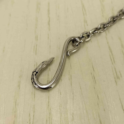 silverkyasya ステンレス316L 大 頭金 イーグルネックレス メンズ