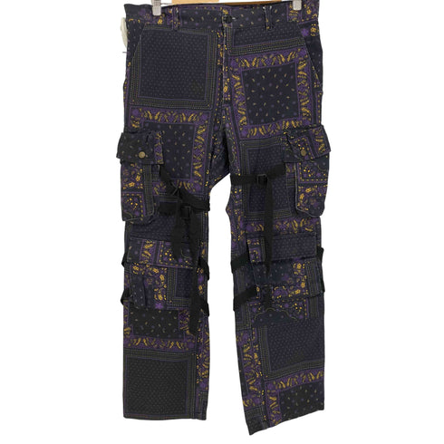 ROGIC ペイズリー柄 ボンテージ カーゴパンツ メンズ JPN:L