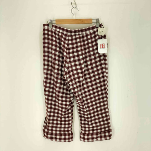 ジェラートピケ gelato pique ネルギンガムチェックロングパンツ レディース FREE