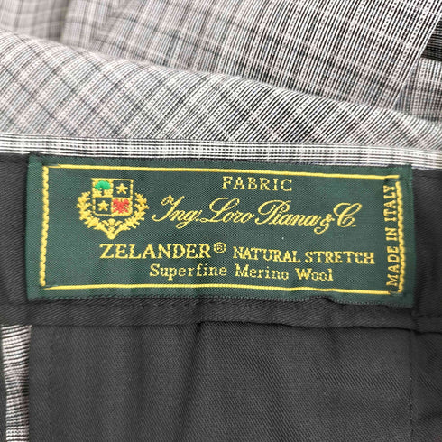エディフィス EDIFICE ウール パイプドステム ストレート パンツ Loro Piana ZELANDER DREAM メンズ JPN:M