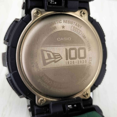 カシオ CASIO ブラック ゴールド GM-110NE-1AJR 箱、付属品付き メンズ