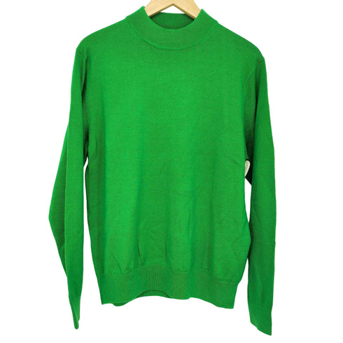 エディフィス EDIFICE ウール/シルク/カシミア MIX クリスタル モックネックニット メンズ JPN:S