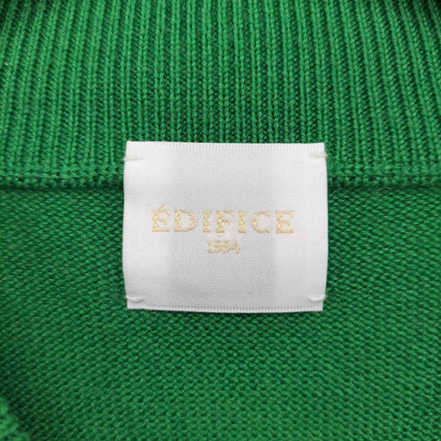 エディフィス EDIFICE ウール/シルク/カシミア MIX クリスタル モックネックニット メンズ JPN:S