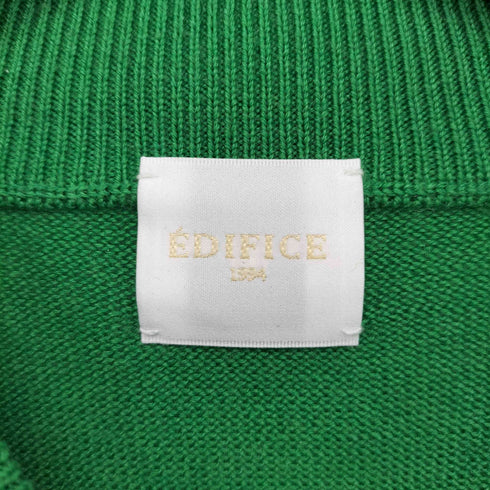 エディフィス EDIFICE ウール/シルク/カシミア MIX クリスタル モックネックニット メンズ JPN:S