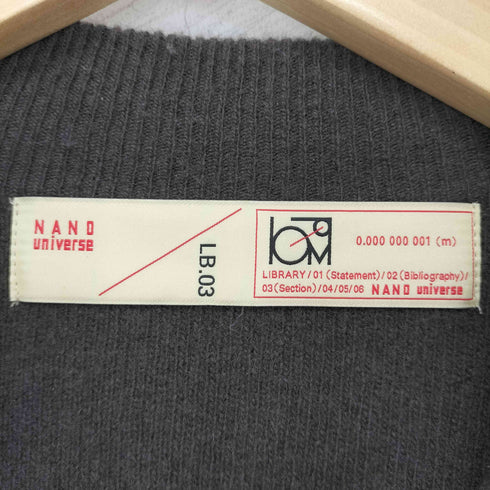 ナノユニバース NANO universe LB.03/カシミヤミックススムースニット メンズ JPN:S